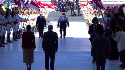 09.07.2025 (Brasília - DF) Presidente Lula participa da cerimônia oficial de chegada do presidente da Indonésia, Prabowo Subianto