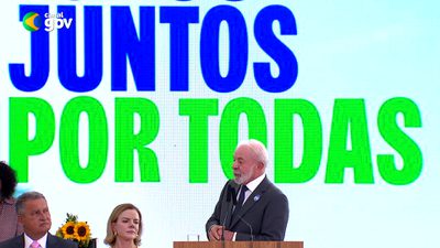 04.02.2026 (Brasília - DF) Presidente Lula participa do lançamento do Pacto Brasil de Enfrentamento ao Feminicídio. 04