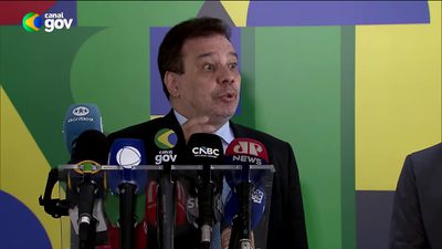 15.01.2025 (Brasília-DF) Ministro da Justiça e Segurança Pública, Wellington César Lima e Silva,  conversa com a imprensa