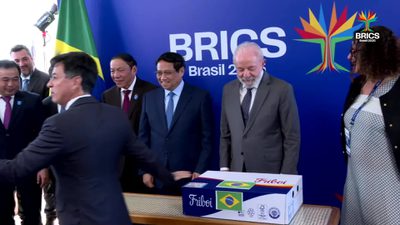 05.07.2025 (Rio da Janeiro - RJ) Presidente Lula assina acordos com o Vietnã para exportação de carne e cooperação na área de ciência e tecnologia