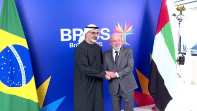 05.07.2025 (Rio de Janeiro) Presidente Lula se reúne com príncipe Herdeiro de Abu Dhabi, Xeique Khaled bin Mohamed bin Zayed Al Nahyan