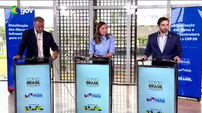 24.09.2025 (Belém - PA) Ministro Rui Costa participa de coletiva sobre Atualização das Obras e Infraestrutura para a COP30. 02