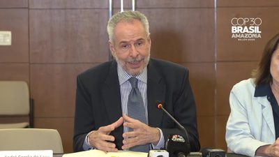 10.10.2025 (Brasília - DF) Coletiva de Imprensa da Coalizão pela Descarbonização dos setores de Agricultura, Energia e Mineração. COP30