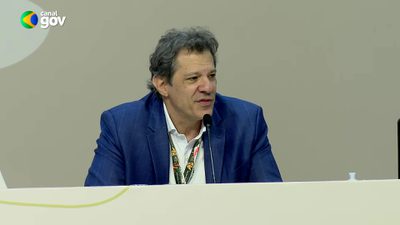 06.11.2025 (Belém - DF) Ministros Marina Silva e Fernando Haddad participam de entrevista coletiva com jornalistas na COP30. 02