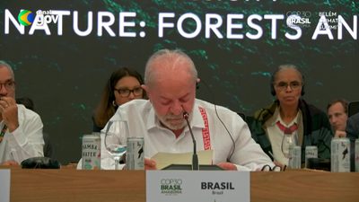 06.11.2025 (Belém - DF) Presidente Lula discursa na primeira sessão temática da Mesa Redonda de Líderes: “Clima e Natureza: Florestas e Oceanos”