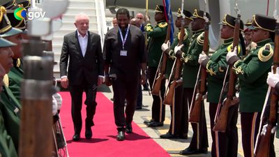 21.11.2025 (Joanesburgo - África da Sul) Presidente Lula desembarca na África do Sul para a Cúpula do G20
