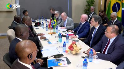 21.11.2025 (Joanesburgo - África da Sul) Imagens da reunião bilateral do presidente Lula com o presidente da África do Sul, Cyril Ramaphosa