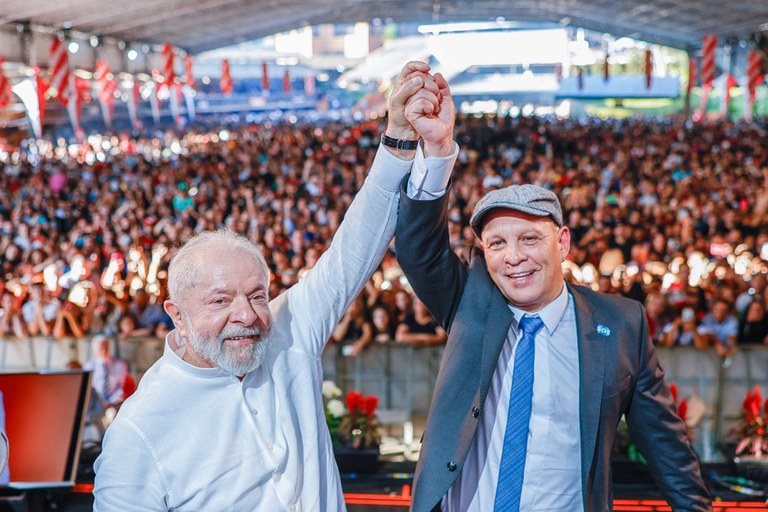 Em São Bernardo, Lula reforça compromisso com geração de emprego e redução das desigualdades