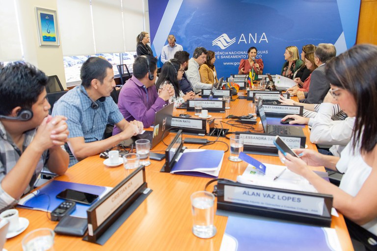 ANA recebe delegação do Equador para Oficina Final do Projeto Fortalecimento da Rede Hidrológica
