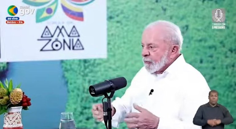 AO VIVO: Lula participa do programa Conversa com o Presidente diretamente da Cúpula da Amazônia