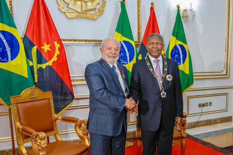 Em Luanda, Lula recebe a mais alta distinção do Estado angolano, a Grande Ordem António Agostinho Neto