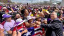 Ministro Flávio Dino participa da Marcha das Margaridas em Brasília