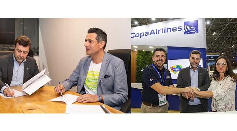 Embratur fecha acordos com Copa Airlines e TAP para ampliar conexão do Brasil