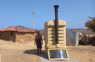 Famílias da zona rural do Semiárido são atendidas pela Codevasf com instalação de módulos sanitários