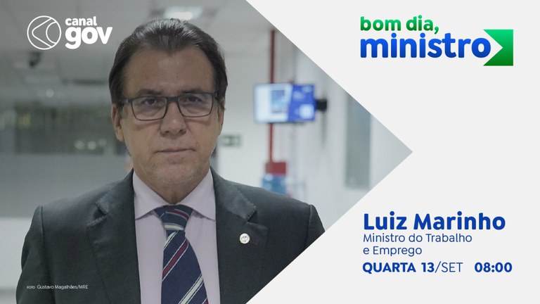 Luiz Marinho fala sobre avanços na geração de empregos no 'Bom Dia, Ministro' desta quarta (13)