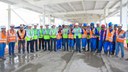 Ministro Silvio Costa Filho visita obras no Aeroporto Internacional de Recife