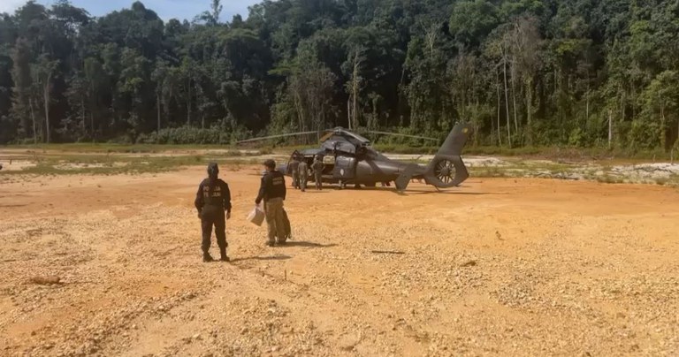 Operação monitora garimpo ilegal e avalia níveis de contaminação na Terra Yanomami