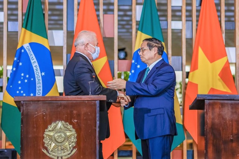 Presidente Lula e primeiro-ministro do Vietnã ampliam cooperação bilateral