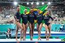 Beneficiárias do Bolsa Atleta conquistam medalha de prata na ginástica artística feminina