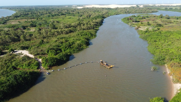 DNIT retoma trabalhos de remoção de pontos críticos no Delta do rio Parnaíba