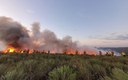 Incêndio na Serra do Candombá: fogo foi controlado por brigadistas