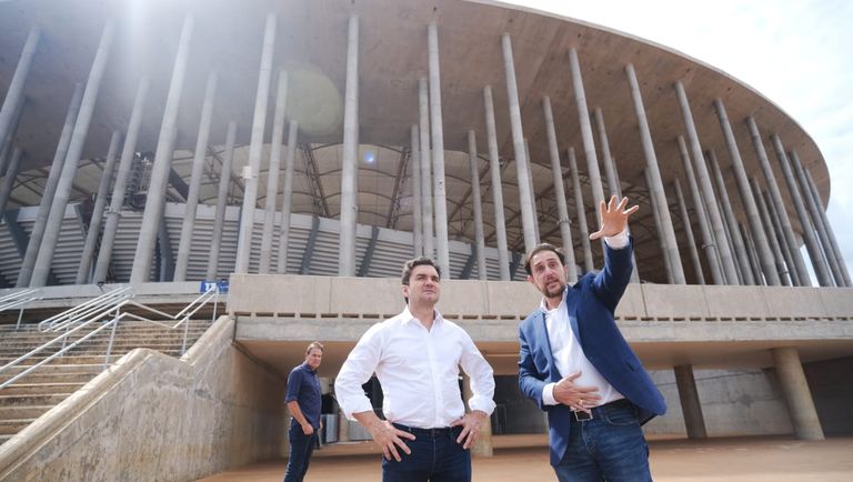 Salão do Turismo: Celso Sabino faz visita técnica no Estádio Mané Garrincha