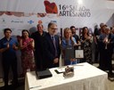 Abertura oficial do 16° Salão do Artesanato tem lançamento de selo dos Correios