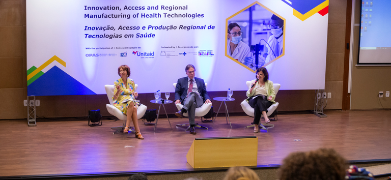 Brasil discute inovação, acesso e produção regional de tecnologias em saúde com atores internacionais