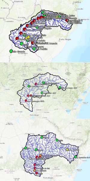 Cheias no Rio Grande do Sul: rios das bacias do Caí, Taquari e Uruguai mantêm tendência de elevação