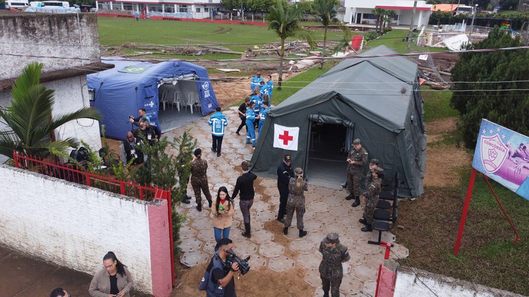 Forças Armadas concluem ações de apoio à população atingida por chuvas no sul