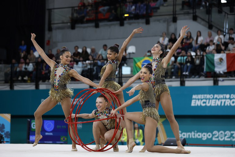 Ginastica rítmica garante a 55ª medalha de ouro do Brasil no Pan