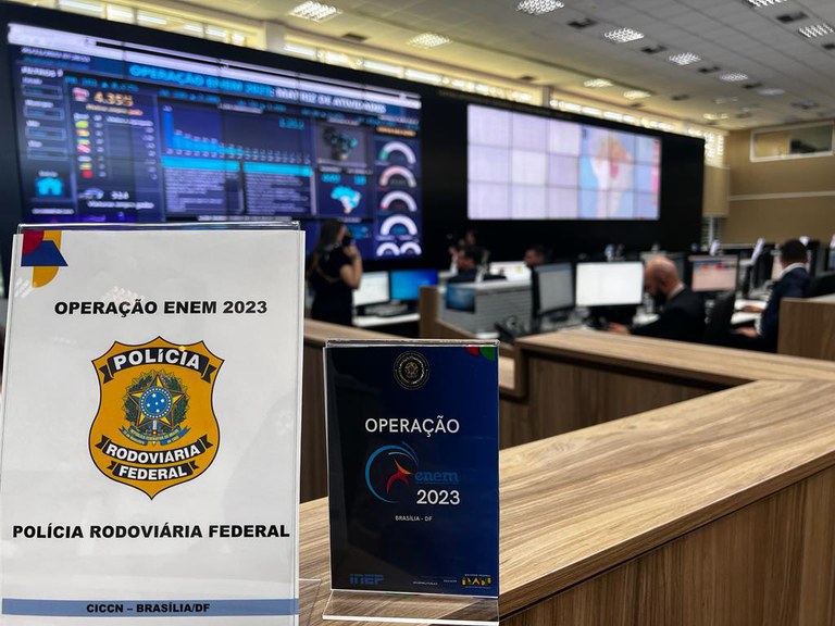 Polícia Rodoviária Federal participa da Operação Enem 2023