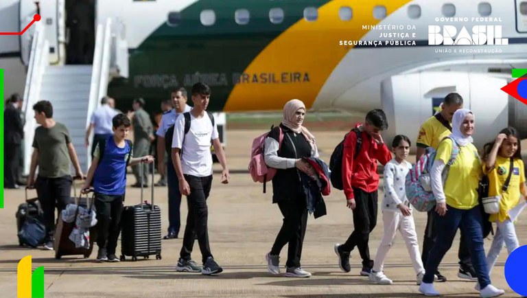 Senajus coordena acolhimento de brasileiros repatriados de Gaza