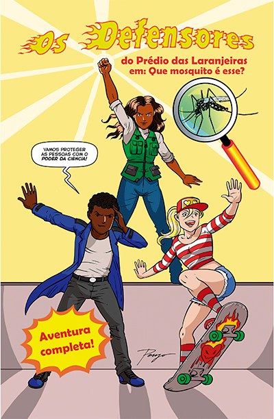 História em quadrinhos ensina a combater o Aedes aegypti