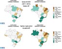 InfoGripe: Covid-19 mantém queda no Centro-Sul e aumento no Nordeste