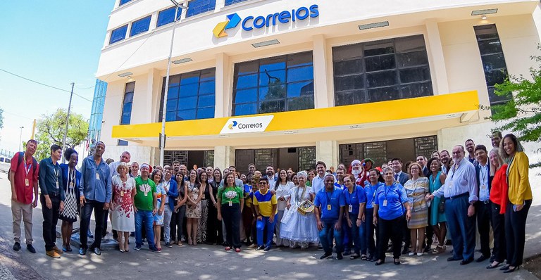 MCom participa da entrega da revitalização do edifício-sede dos Correios na Bahia