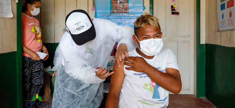 Operação Gota dobra vacinação em populações indígenas em 2023