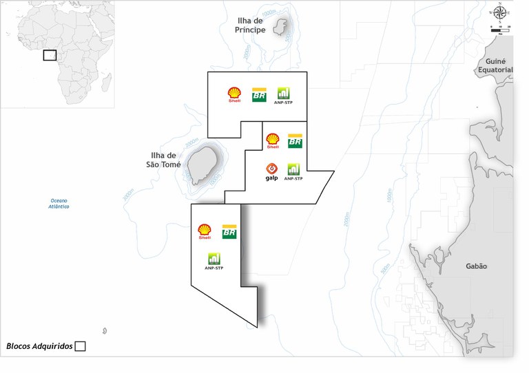 Petrobras aprova atuação em blocos exploratórios em São Tomé e Príncipe