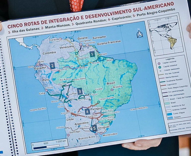 Governo anuncia investimentos para apoiar integração sul-americana