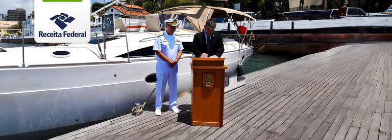 Receita Federal destina veleiro à Marinha do Brasil em Salvador