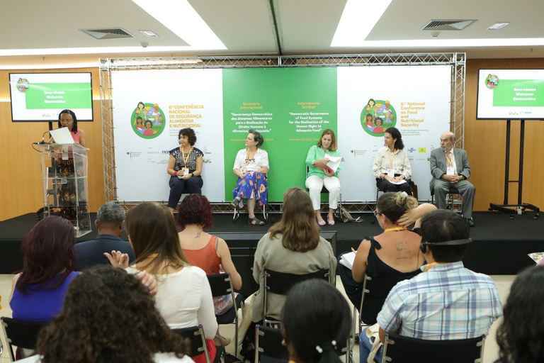 Seminário Internacional reúne sociedade civil e governo para debater segurança alimentar e nutricional
