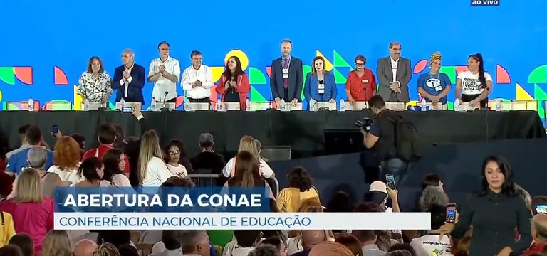 AO VIVO: Ministro Camilo Santana abre a Conferência Nacional de Educação