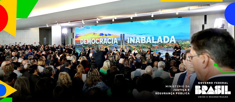Após um ano do 08 de janeiro, instituições celebram a democracia brasileira