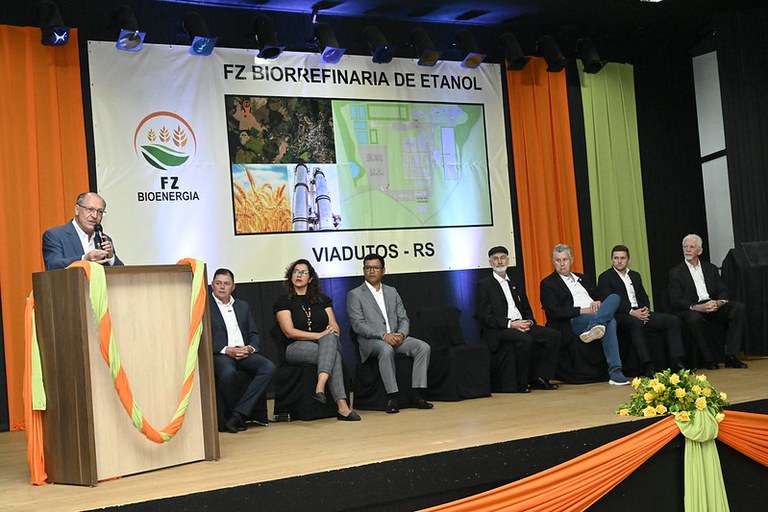 Em Viadutos (RS), Alckmin exalta importância do etanol para a descarbonização