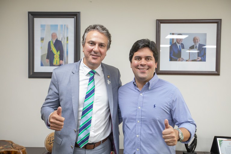 Ministros André Fufuca e Camilo Santana abrem conversas por ações conjuntas entre Esporte e Educação