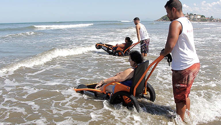Praias promovem inclusão e se destacam na promoção turística