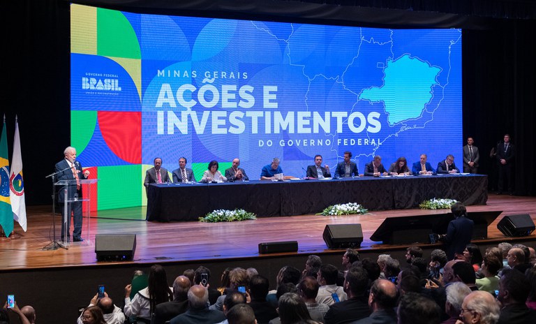 Com investimento de mais R$ 120 bilhões no Novo PAC, Lula e ministros apresentam ações em MG