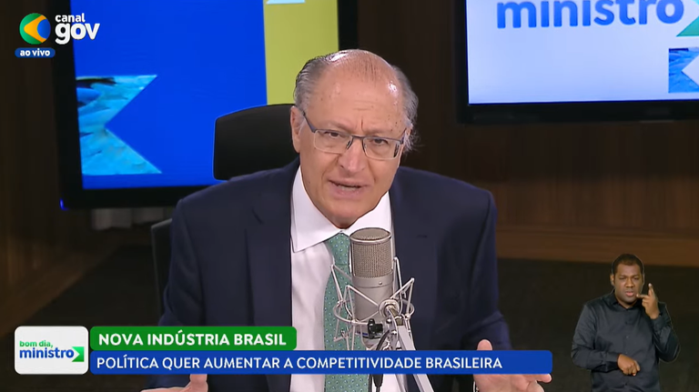 Alckmin detalha a nova política industrial no programa Bom Dia, Ministro