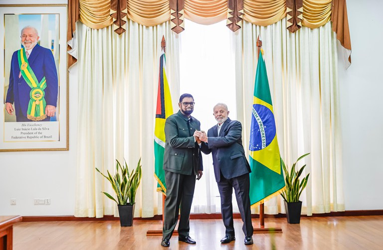 Lula vislumbra parcerias comerciais com a Guiana em diversos setores econômicos