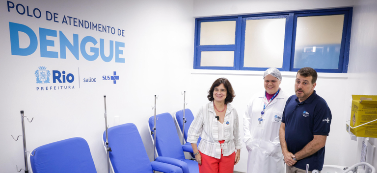 Ministério da Saúde inaugura novo polo de atendimento para pacientes com dengue no RJ